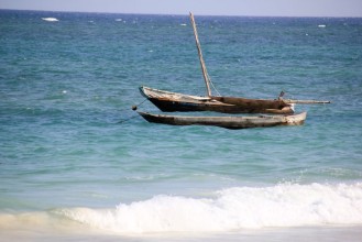 Bild von Fischerboote am Diani Beach