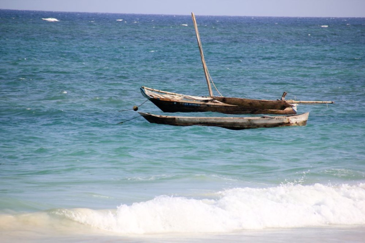 Afbeeldingen van Fischerboote am Diani Beach