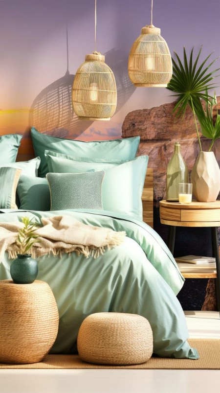 Picture of Panoramic View of Amazing Sunset over the Sea near Azure Window using as Wallpaper or Nature Background Gozo Malta