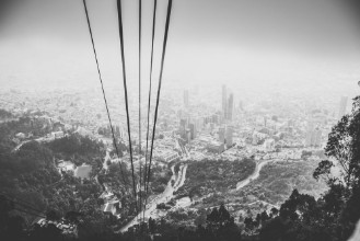 Picture of BOGOTA COLOMBIA - Monserrate Mountain Cerro Monserrate