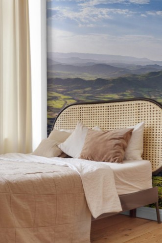 Afbeeldingen van Panorama of Semien mountains and valley around Lalibela Ethiopia