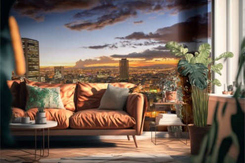 Afbeeldingen van Bogota Colombia at Dusk