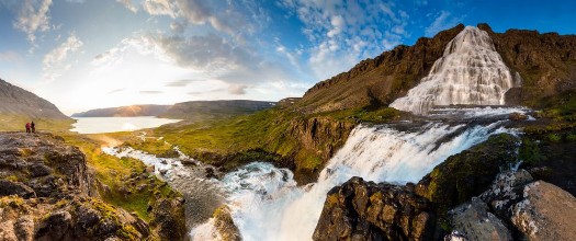 Bild på Big Dynjandi waterfall in Iceland