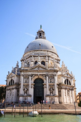 Picture of View of basilica of St Mary of Health in Venice Italy