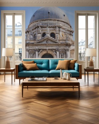 Picture of View of basilica of St Mary of Health in Venice Italy