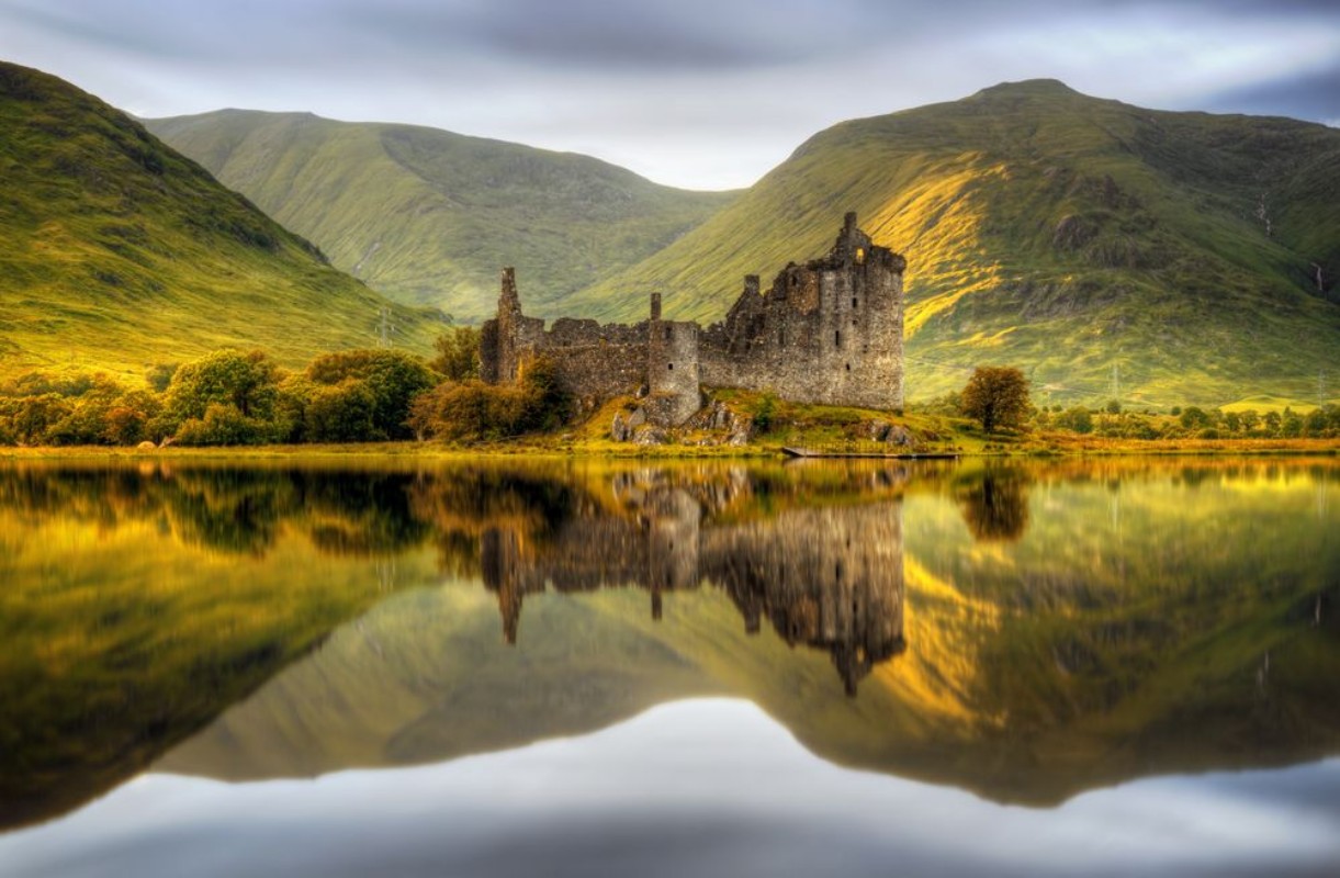 Afbeeldingen van Kilchurn sunset