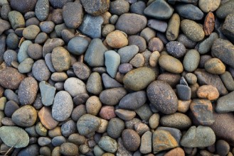 Picture of Natural colorful stone on the beach outdoor day light