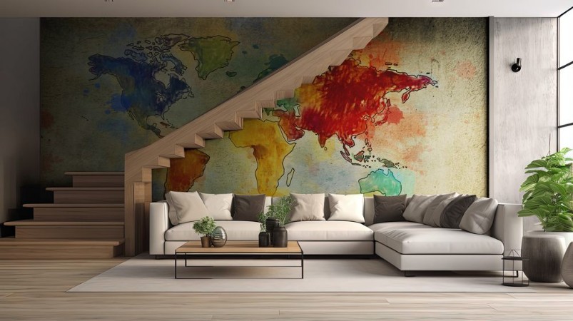 Picture of World map