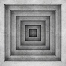 Bild von Geometric concrete background 3D rendering