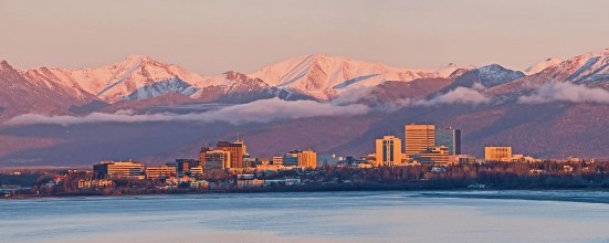 Pilt Anchorage Alaska Skyline
