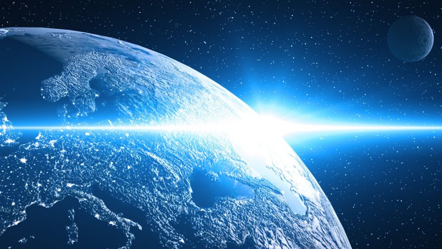 Afbeeldingen van Planet Earth in spaceGlobe in galaxy Elements of this image furnished by NASA