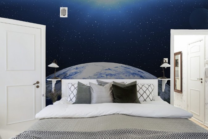 Afbeeldingen van Planet Earth in spaceGlobe in galaxy Elements of this image furnished by NASA