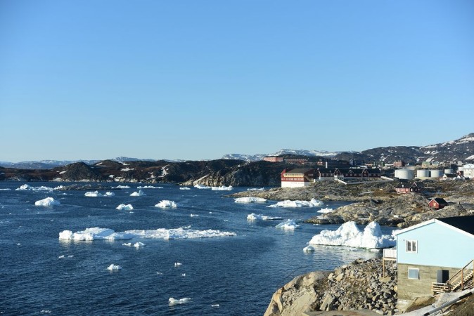 Afbeeldingen van Arctic ocean and icebergs in Greenland