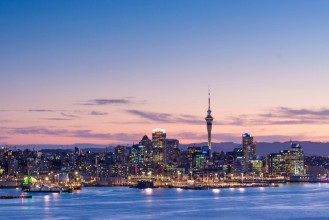 Bild på Blue Hour from Mount Victoria