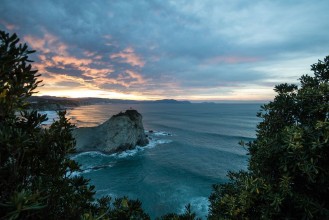 Image de Pen de Sopela al anochecer Pas Vasco