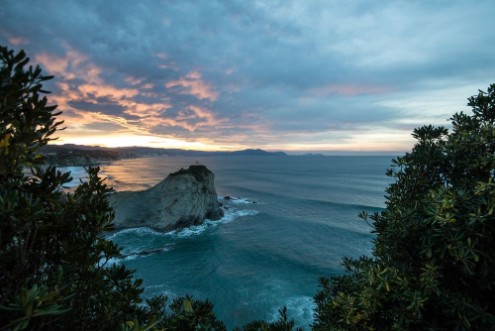 Image de Pen de Sopela al anochecer Pas Vasco
