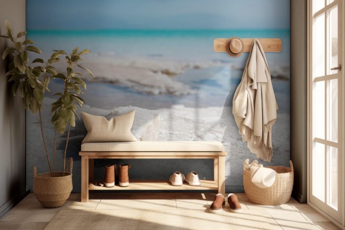 Picture of Natural salt crystals at the Dead Sea