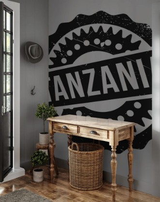 Image de Tanzania stamp rubber grunge