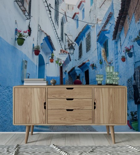 Picture of Chefchaouen city buildings