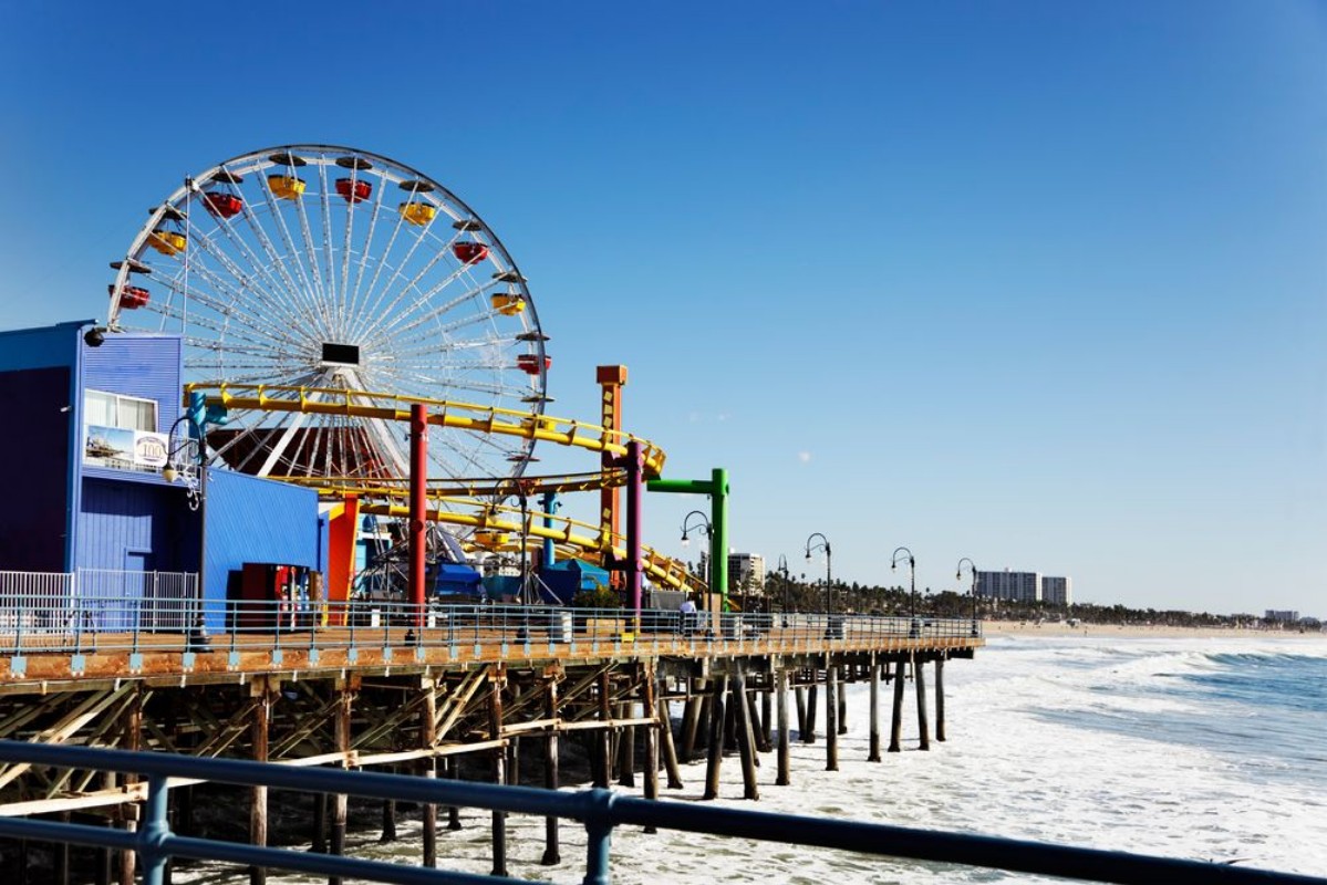 Image de Ferris wheel on Santa Monica Pier Los Angeles