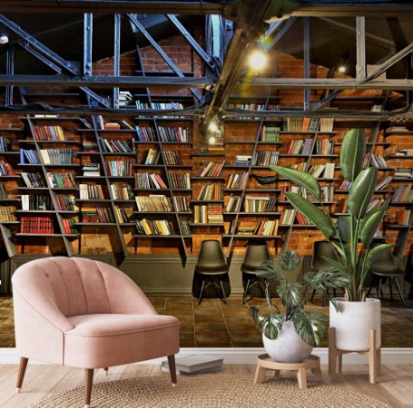 Afbeeldingen van Example of the library decor