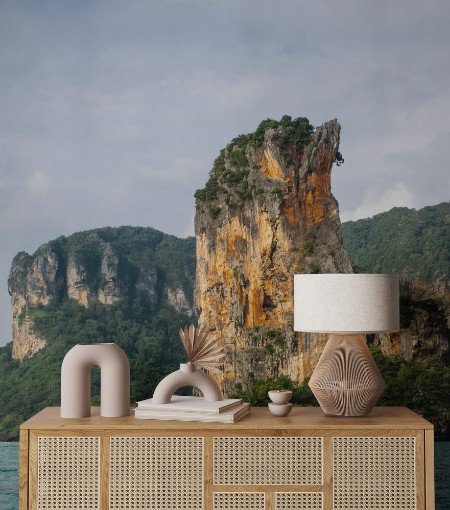 Afbeeldingen van Felsenkste einer Insel in Krabi Thailand 