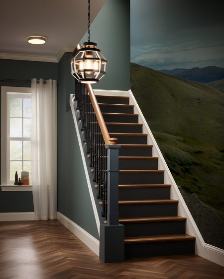 Bild på Alpine tundra and mountain view from Lava Cliffs Overlook on Trail Ridge RoadRocky Mountain National Park Larimer County Colorado USA