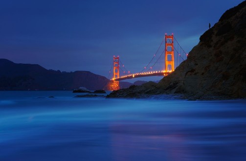 Picture of Golden Gate Bridge at Baker Beach