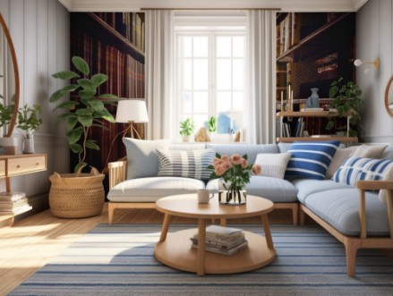 Снимка на Composite image of close up of a bookshelf 3d