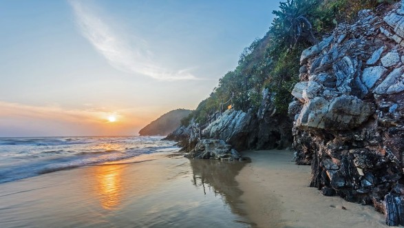 Picture of Island on twilight in Thailand Asia