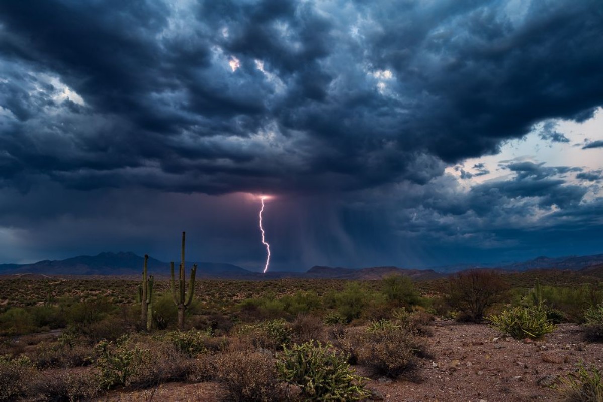 Picture of Thunder storm with lightning