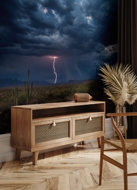 Bild på Thunder storm with lightning