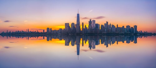 Image de New York City Skyline Reflections panorama 