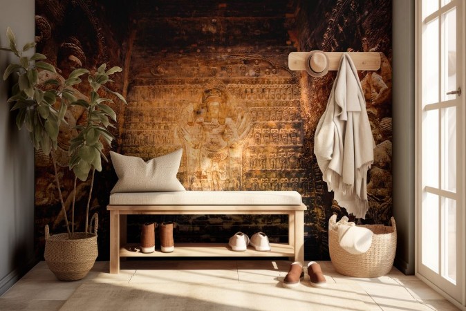 Afbeeldingen van Inside Prasat Kravan Kambodja