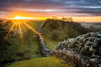 Pilt Hadrians Wall Northumberland