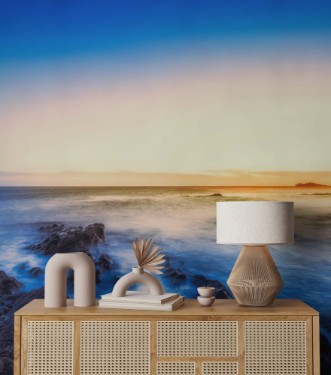 Image de Sunrise on the coast of Ireland Portmarnock Toned image