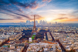 Picture of Paris im Sonnenuntergang