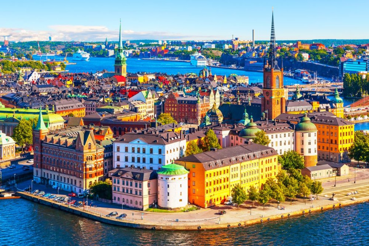 Picture of Aerial panorama of Stockholm Sweden