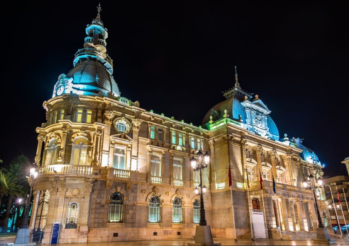 Picture of Palacio consistorial the city hall of Cartagena Spain