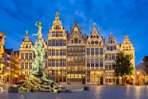 Image de Grote Markt in Antwerp Belgium