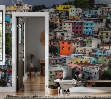 Bild på Panorama view from Santa Ana hill Guayaquil Ecuador