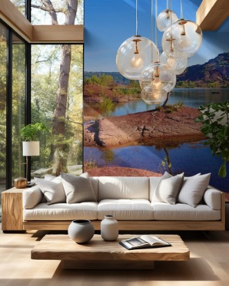 Picture of Lac du Salagou in Frankreich -  Lac du Salagou in France