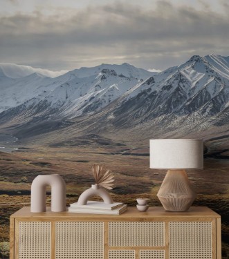 Afbeeldingen van Panorama Autumn in Denali National Park Alaska