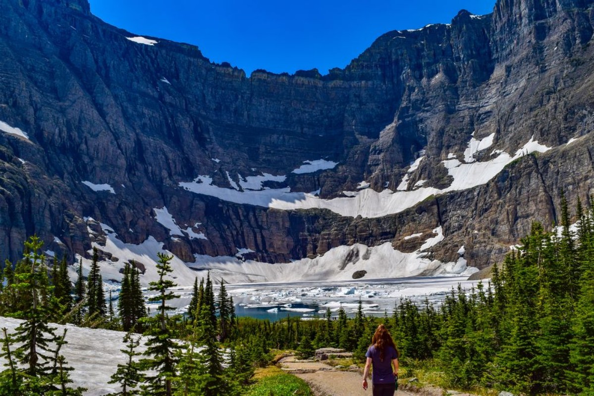 Picture of Iceberg Lake in Glacier Park Views