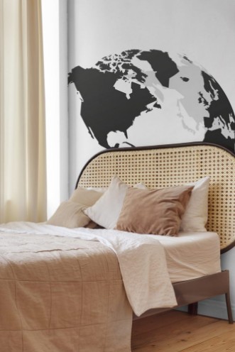 Picture of World globe north central and south america