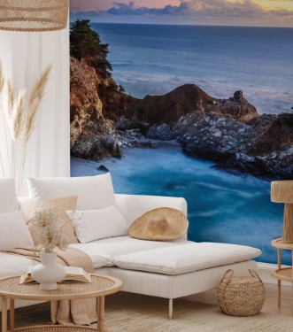 Afbeeldingen van McWay Falls California Coast Blue Water