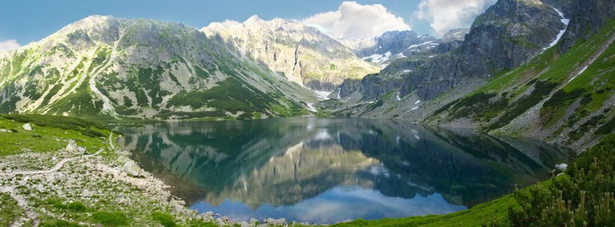Picture of Panorama of mountain lake