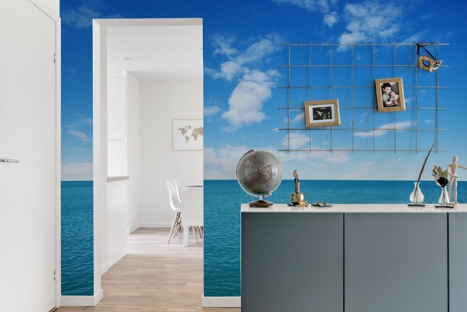 Bild på Blue sea water surface