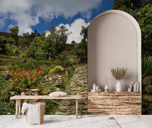 Afbeeldingen van Inca stairs at Isla del Sol