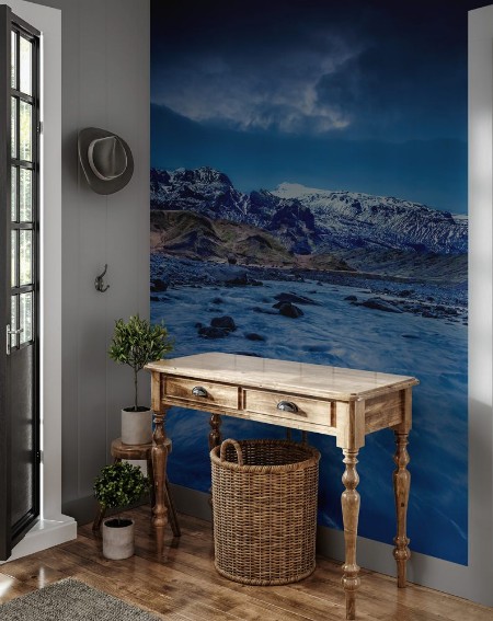 Picture of River flowing through maintain range